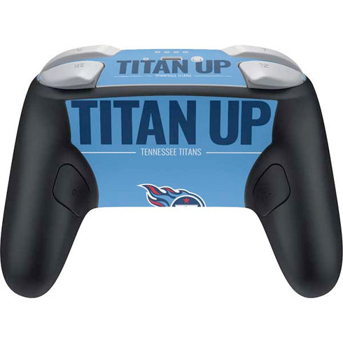 NFL Tennessee Titans Team Motto Nintendo Switch 2 (2025) Pro Controller Skin