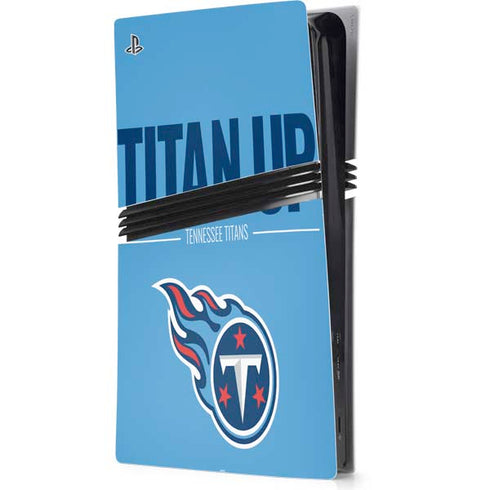 NFL Tennessee Titans Team Motto PS5 Pro Console Skin