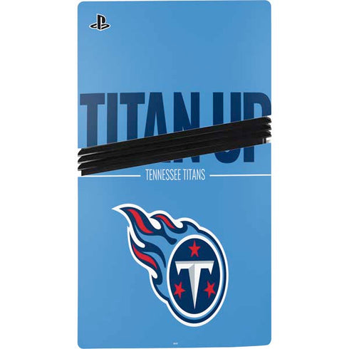 NFL Tennessee Titans Team Motto PS5 Pro Console Skin
