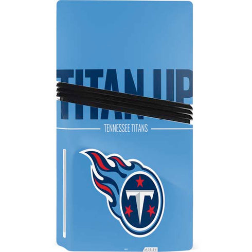 NFL Tennessee Titans Team Motto PS5 Pro Disk Console Skin