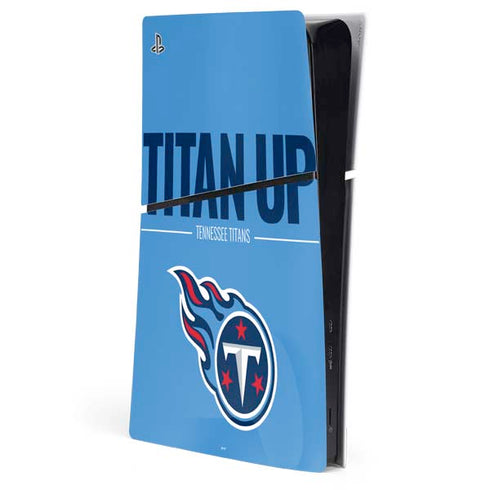 NFL Tennessee Titans Team Motto PS5 Slim Digital Edition Console Skin