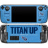 NFL Tennessee Titans Team Motto Steam Deck Handheld Gaming Computer OLED Skin