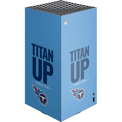NFL Tennessee Titans Team Motto XBox Series X Digital Edition Console Skin