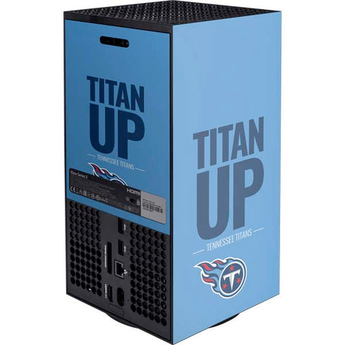 NFL Tennessee Titans Team Motto XBox Series X Digital Edition Console Skin