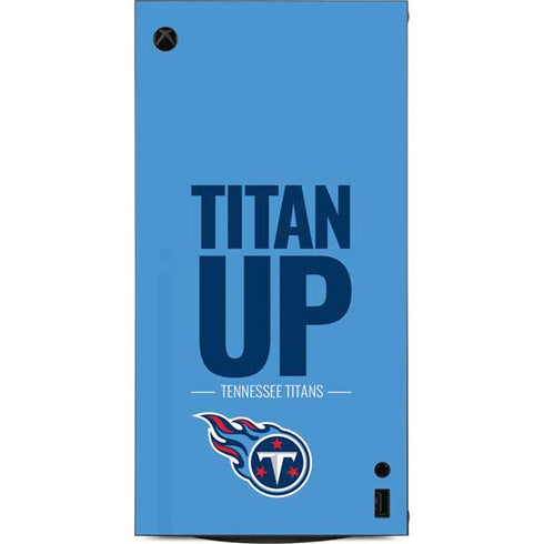 NFL Tennessee Titans Team Motto XBox Series X Digital Edition Console Skin