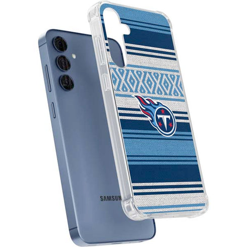 NFL Tennessee Titans Trailblazer Galaxy A35 5G Clear Case