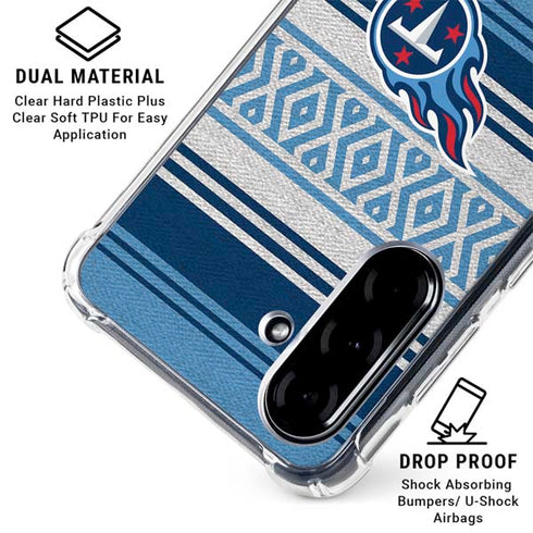 NFL Tennessee Titans Trailblazer Galaxy A36 5G Clear Case