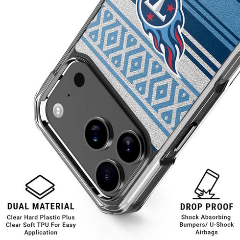 NFL Tennessee Titans Trailblazer iPhone 18 Pro Clear Case