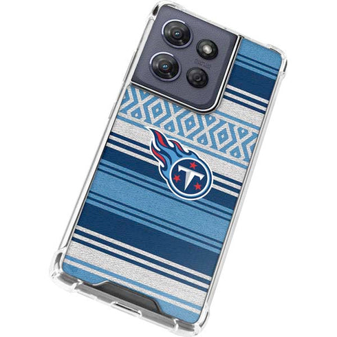 NFL Tennessee Titans Trailblazer Moto G 5G (2025) Clear Case