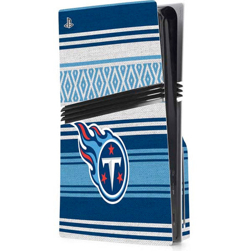 NFL Tennessee Titans Trailblazer PS5 Pro Disk Console Skin