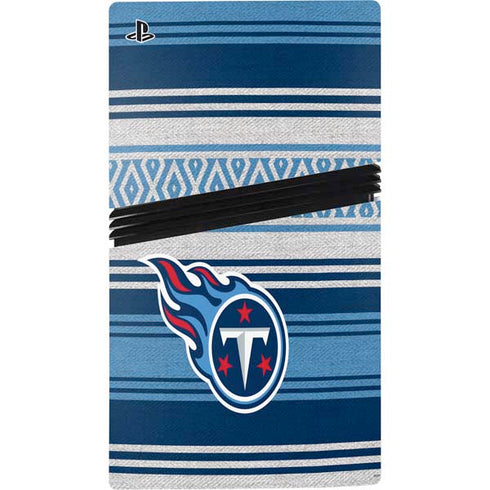 NFL Tennessee Titans Trailblazer PS5 Pro Disk Console Skin