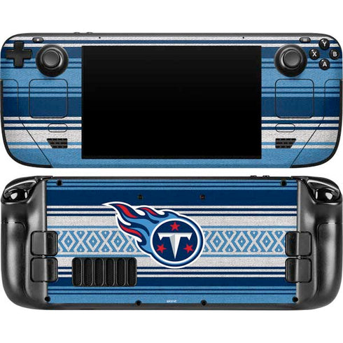 NFL Tennessee Titans Trailblazer Steam Deck Handheld Gaming Computer OLED Skin