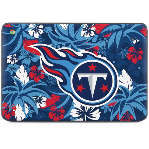 NFL Tennessee Titans Tropical Print HP Chromebook Skin