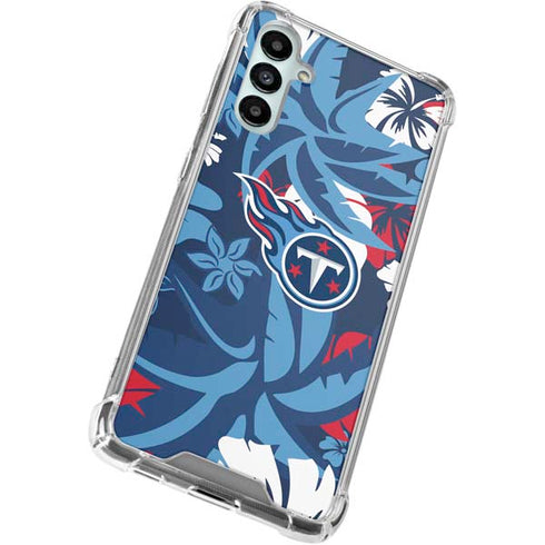 NFL Tennessee Titans Tropical Print Gabb Phone 4 Clear Case