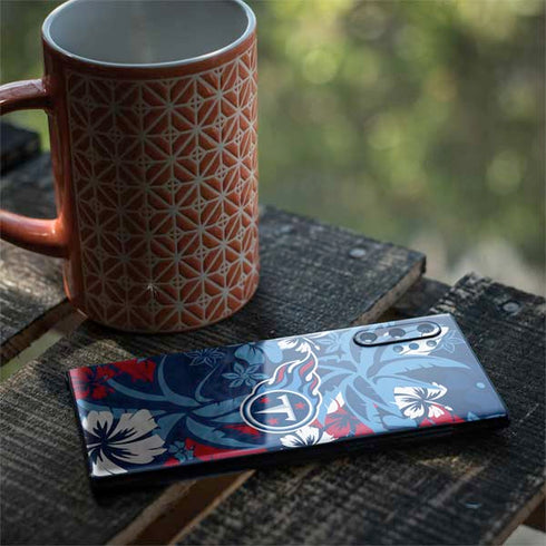 NFL Tennessee Titans Tropical Print Galaxy Note 10 Plus Skin