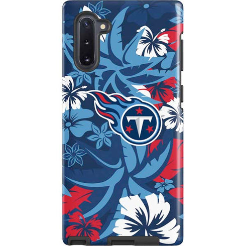 NFL Tennessee Titans Tropical Print Galaxy Cases