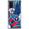 NFL Tennessee Titans Tropical Print Galaxy Note20 5G Clear Case