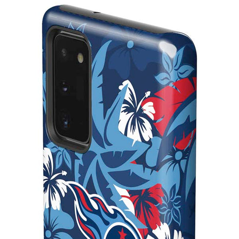 NFL Tennessee Titans Tropical Print Galaxy Note20 5G Pro Case