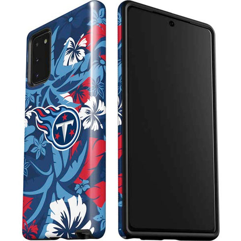 NFL Tennessee Titans Tropical Print Galaxy Note20 5G Pro Case