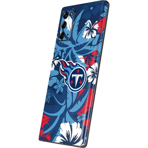 NFL Tennessee Titans Tropical Print Galaxy Note20 5G Skin