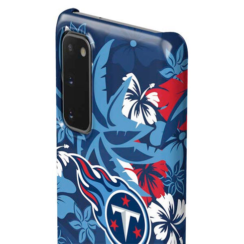 NFL Tennessee Titans Tropical Print Galaxy S20 Lite Case