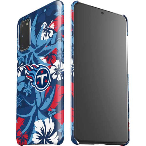 NFL Tennessee Titans Tropical Print Galaxy S20 Lite Case