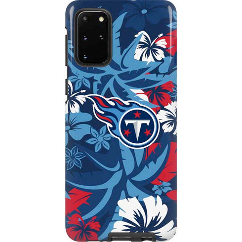 NFL Tennessee Titans Tropical Print Galaxy S20 Plus Pro Case