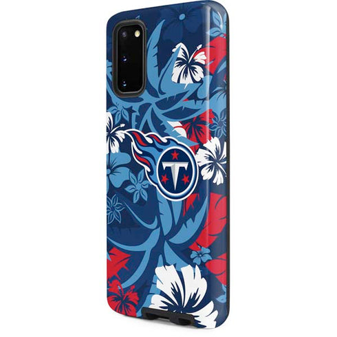 NFL Tennessee Titans Tropical Print Galaxy S20 Pro Case