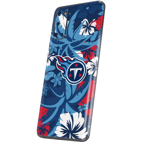 NFL Tennessee Titans Tropical Print Galaxy S20 Skin