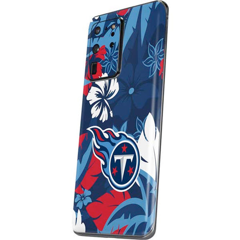 NFL Tennessee Titans Tropical Print Galaxy S20 Ultra 5G Skin
