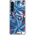 NFL Tennessee Titans Tropical Print Galaxy S24 FE Clear Case