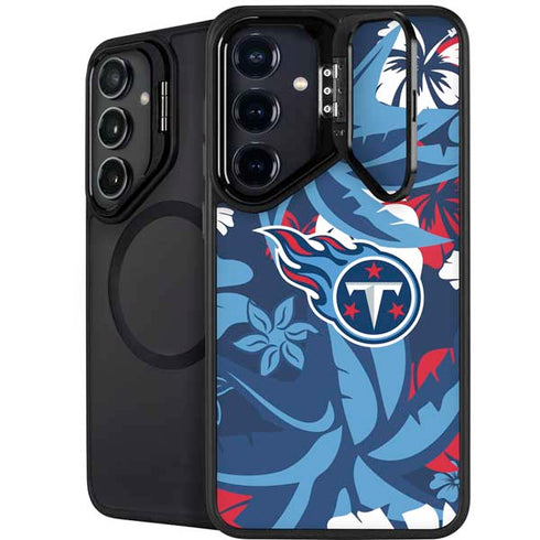 NFL Tennessee Titans Tropical Print Galaxy S25 Kickstand Case