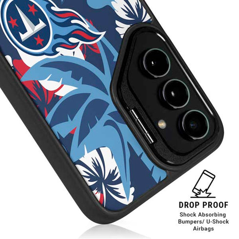 NFL Tennessee Titans Tropical Print Galaxy S25 Kickstand Case