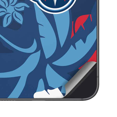 NFL Tennessee Titans Tropical Print Galaxy S25 Plus Skin
