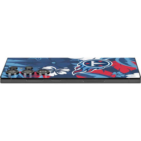 NFL Tennessee Titans Tropical Print Galaxy S25 Ultra Skin