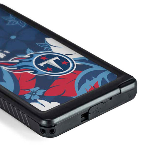 NFL Tennessee Titans Tropical Print Galaxy S24 Ultra Waterproof Case