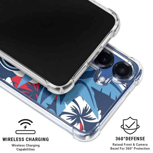 NFL Tennessee Titans Tropical Print Galaxy S25 Plus Clear Case