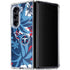 NFL Tennessee Titans Tropical Print Galaxy Z Fold5 5G Clear Case