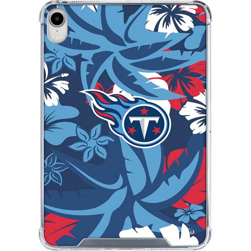 NFL Tennessee Titans Tropical Print iPad 11th Gen (2025) Clear Case