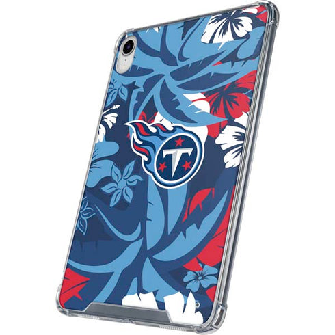 NFL Tennessee Titans Tropical Print iPad 11th Gen (2025) Clear Case