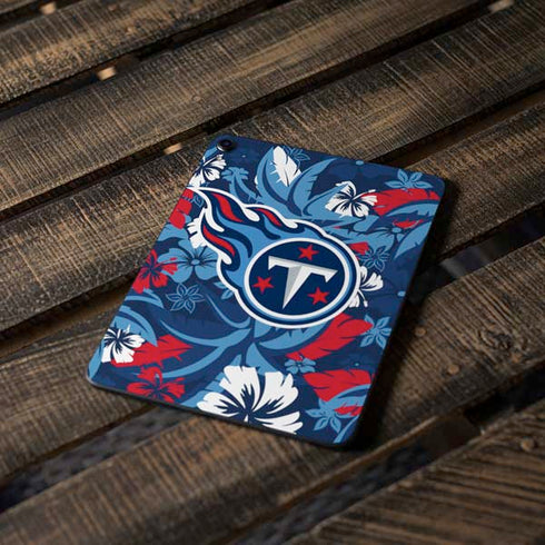 NFL Tennessee Titans Tropical Print Apple iPad Pro Skin
