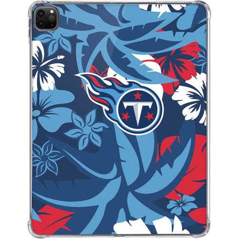 NFL Tennessee Titans Tropical Print iPad Pro 11in (2024) Clear Case