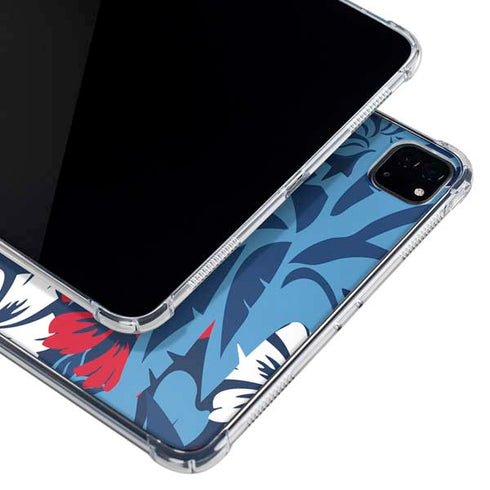 NFL Tennessee Titans Tropical Print iPad Pro 11in (2024) Clear Case