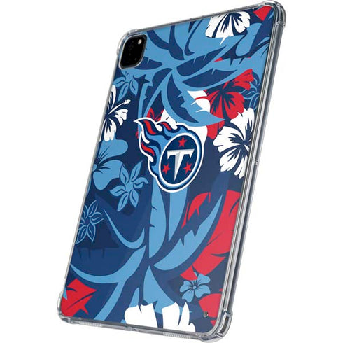 NFL Tennessee Titans Tropical Print iPad Pro 11in (2024) Clear Case