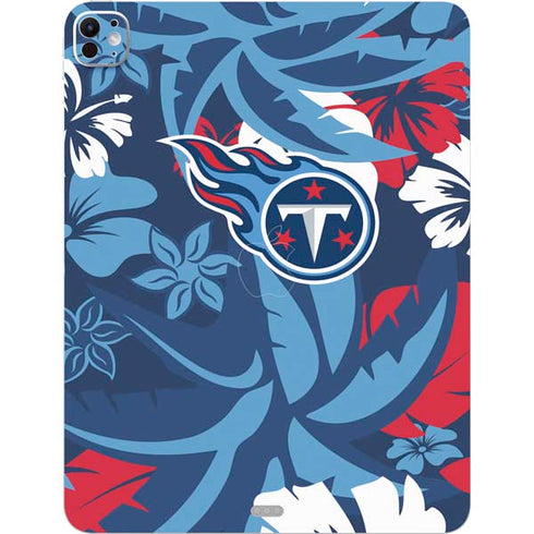 NFL Tennessee Titans Tropical Print iPad Pro 13in M4 (2024) Skin