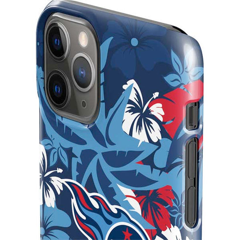 NFL Tennessee Titans Tropical Print iPhone 11 Pro Lite Case