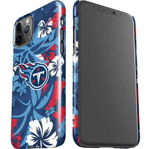 NFL Tennessee Titans Tropical Print iPhone 11 Pro Lite Case