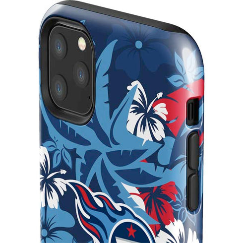 NFL Tennessee Titans Tropical Print iPhone 11 Pro Max Impact Case