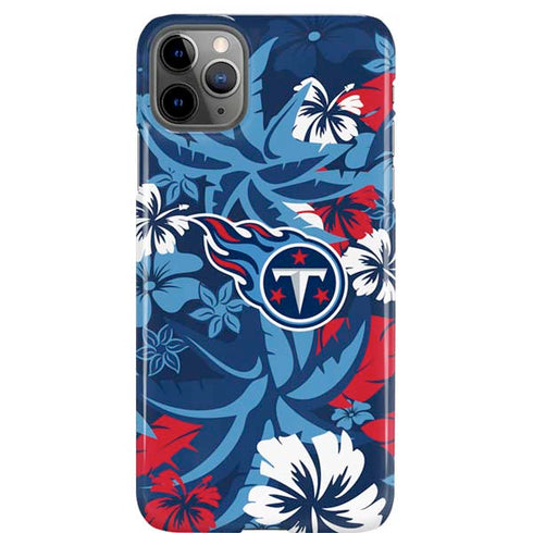 NFL Tennessee Titans Tropical Print iPhone 11 Pro Max Lite Case