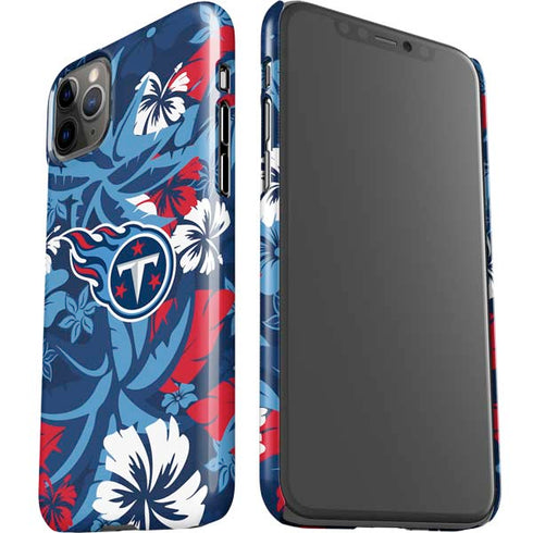 NFL Tennessee Titans Tropical Print iPhone 11 Pro Max Lite Case
